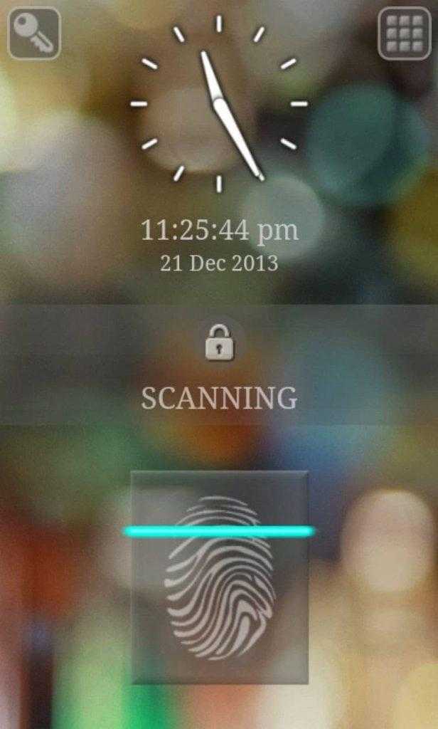 صورة من التطبيق Fingerprint Lockscreen