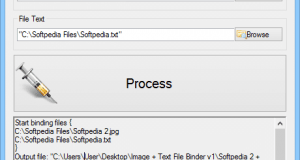 برنامج إضافة النصوص للصور Image + Text File Binder