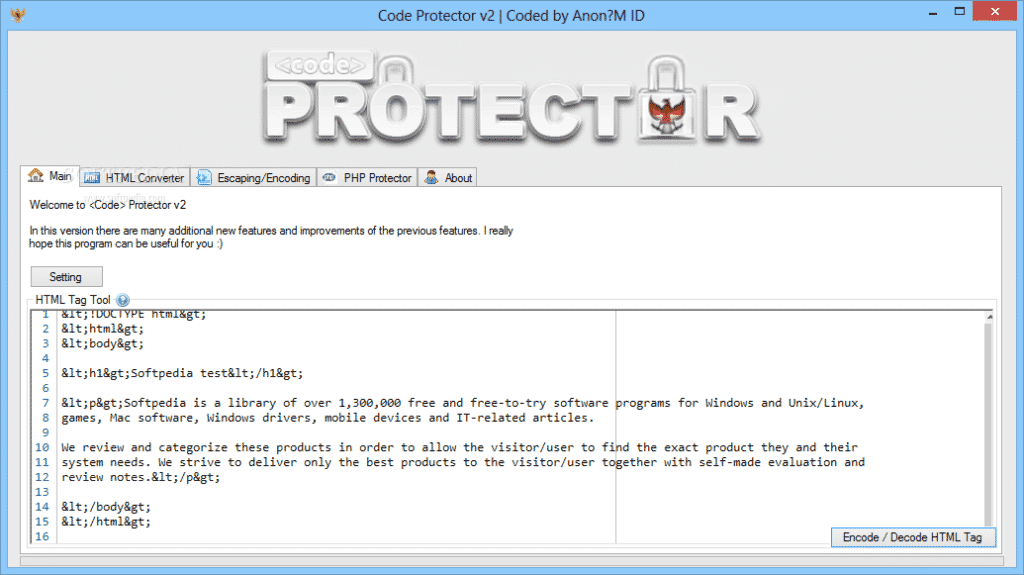 برنامج حماية الأكواد Code Protector لحماية تصميماتك و قوالبك من السرقة