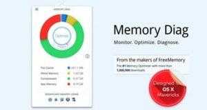 برنامج تفريغ ومراجعة الذاكرة والرامات لأجهزة ماك Memory Diag 1.0