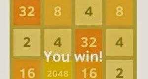 2048 Number puzzle game لعبة ألغاز الارقام للكمبيوتر