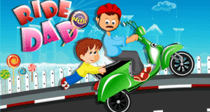 لعبة ركوب السكوتر مع بابا Ride with Dad للأندرويد