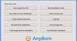 Any Burn 2.7  برنامج حرق الاسطوانات مجانا