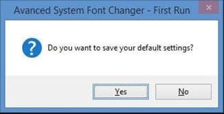 برنامج تغيير خط الويندوز Advanced System Font Changer 1.0.0.282