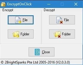 برنامج تشفير الملفات بضغطة واحدة EncryptOnClick 2.0.4.0