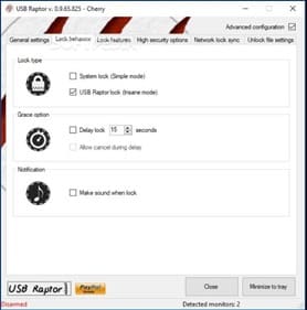برنامج غلق الكمبيوتر أو الابتوب بواسطة فلاشة اليو إس بى USB Raptor