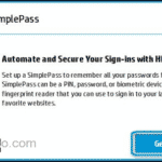 تحميل برنامج HP SimplePass لحماية بياناتك