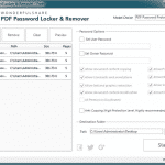برنامج PDF Password Locker and Remover