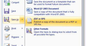 تحميل برنامج Microsoft Save as PDF or XPS