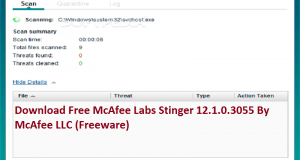 تحميل برنامج McAfee Labs Stinger